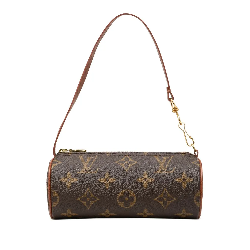 Louis Vuitton Monogram Papillon Pochette Brown Very good - Front View