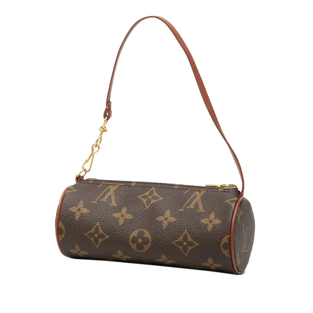 Louis Vuitton Monogram Papillon Pochette Brown Very good - Back View