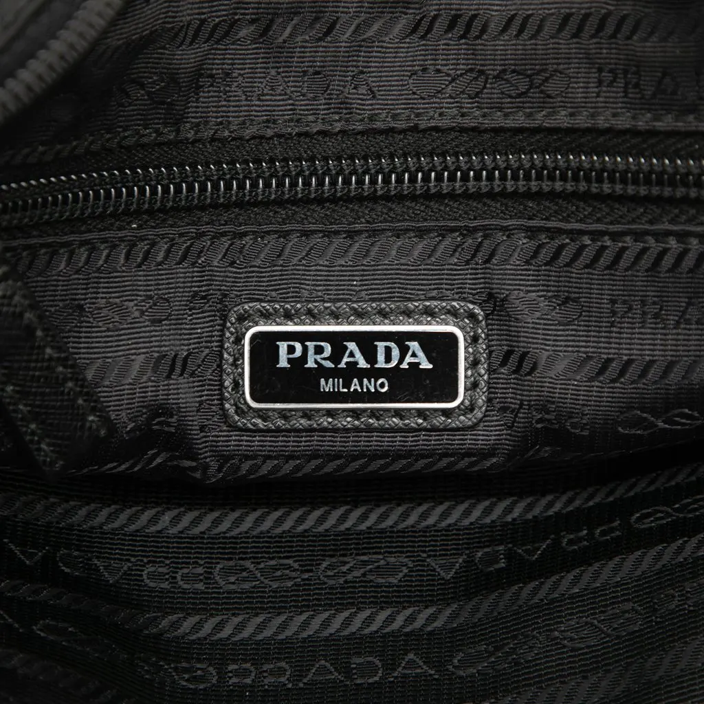 Prada Tessuto Camouflage Pouch Black Polyamide Very good - Box View