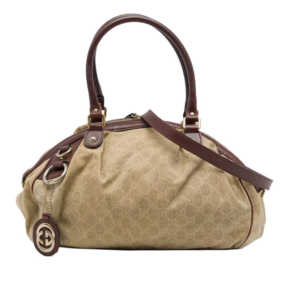 Gucci GG Canvas Sukey Satchel