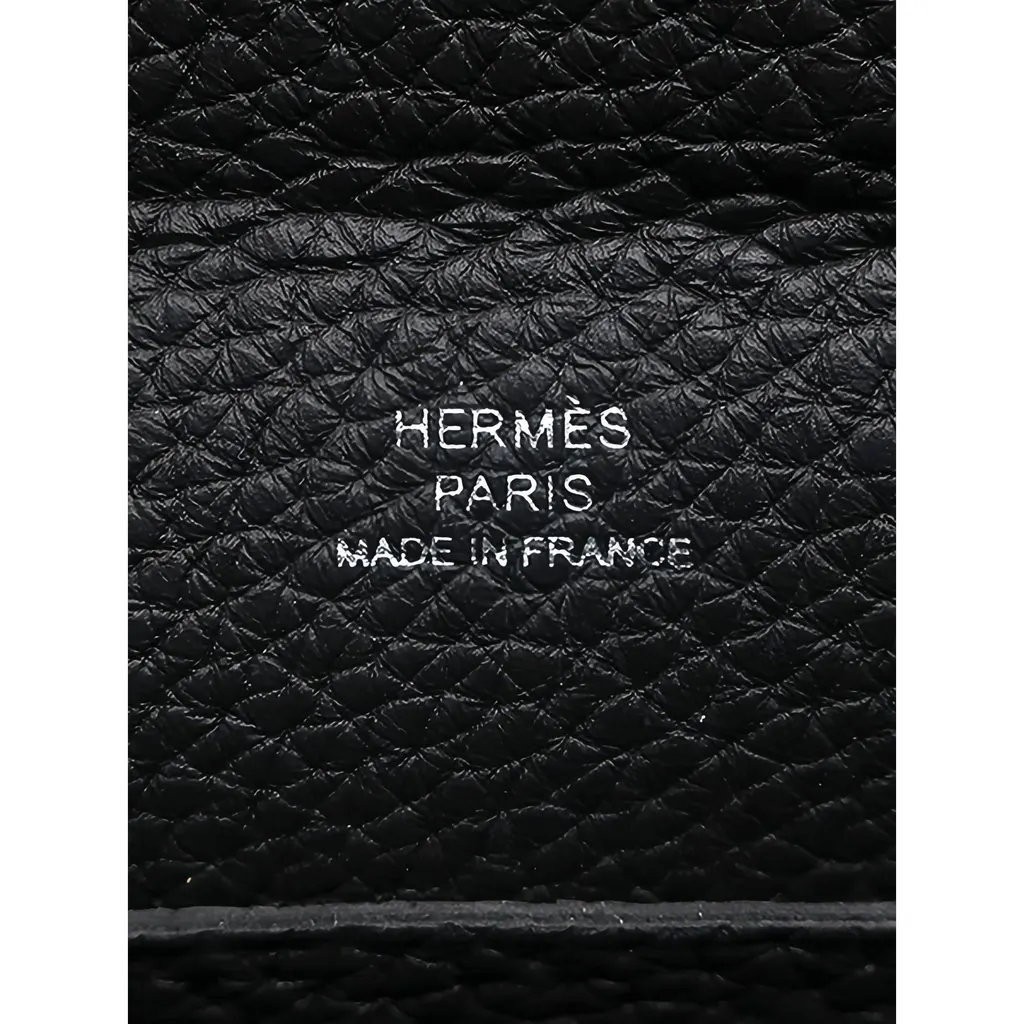Hermès Togo Videpoches Black Leather Good - Box View