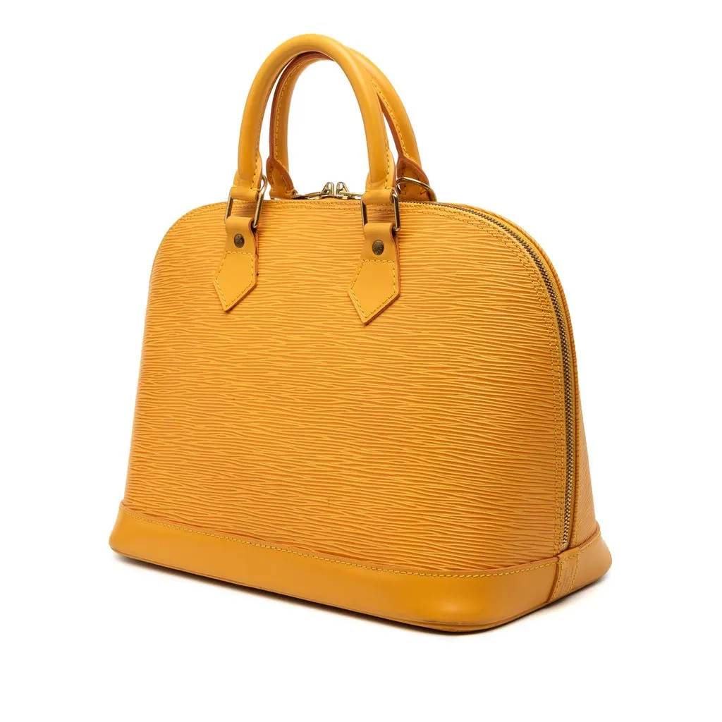 Louis Vuitton Epi Alma PM Orange Leather Very good - Back View