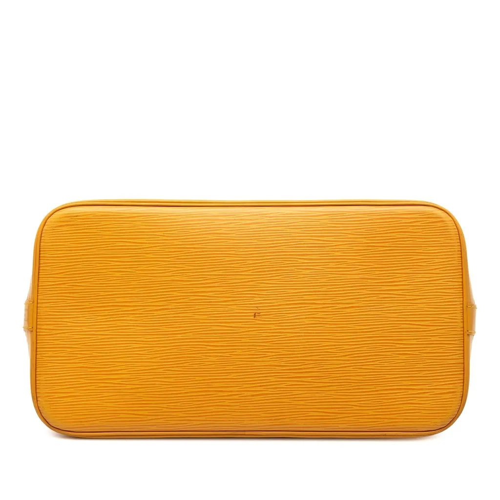 Louis Vuitton Epi Alma PM Orange Leather Very good - Inside View