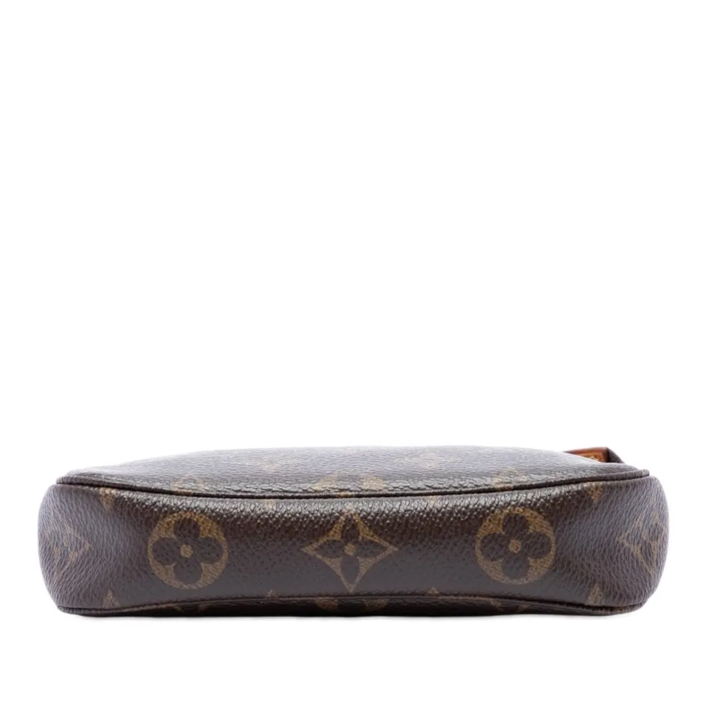 Louis Vuitton Monogram Mini Pochette Accessoires Brown Canvas Very good - Inside View