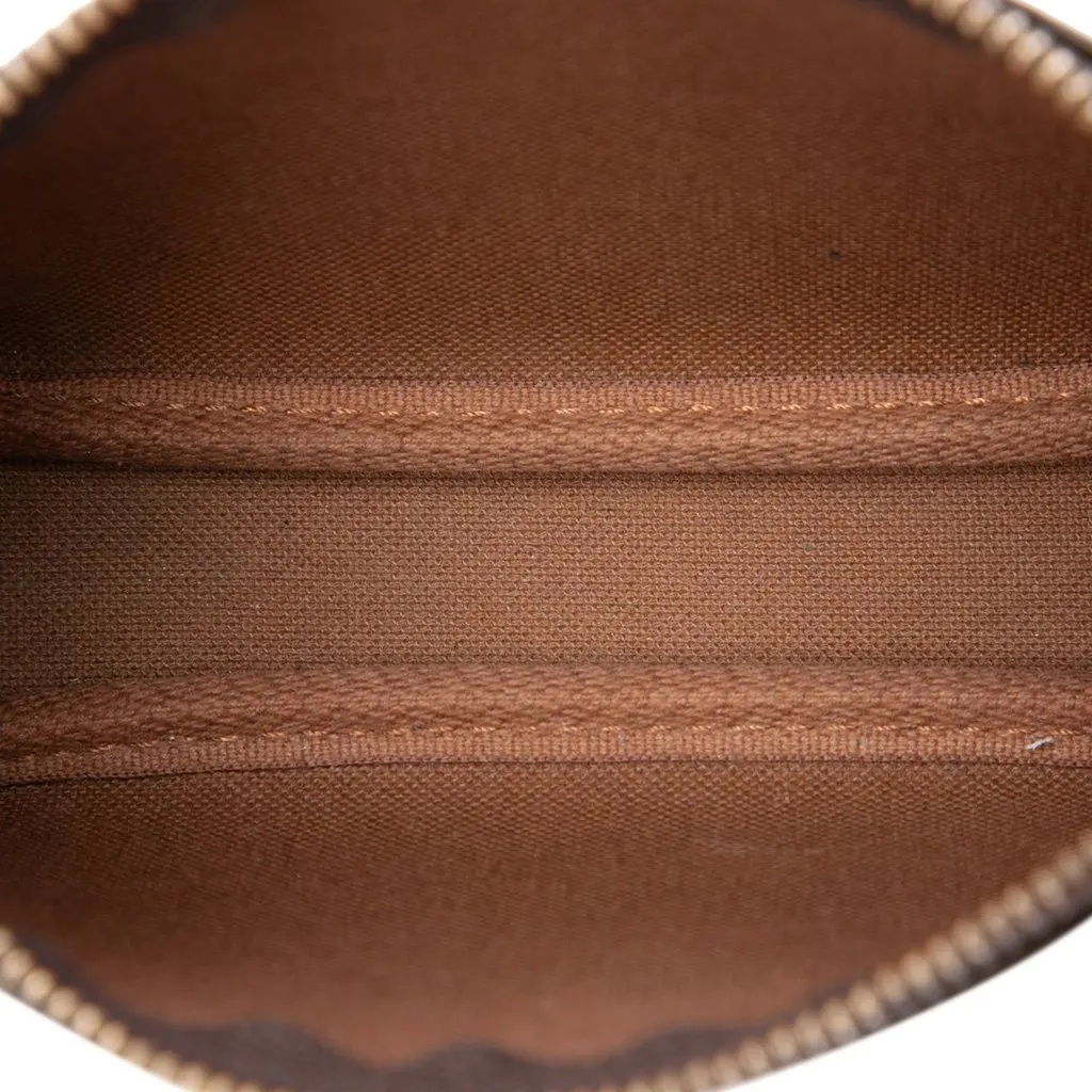 Louis Vuitton Monogram Mini Pochette Accessoires Brown Canvas Very good - Model View