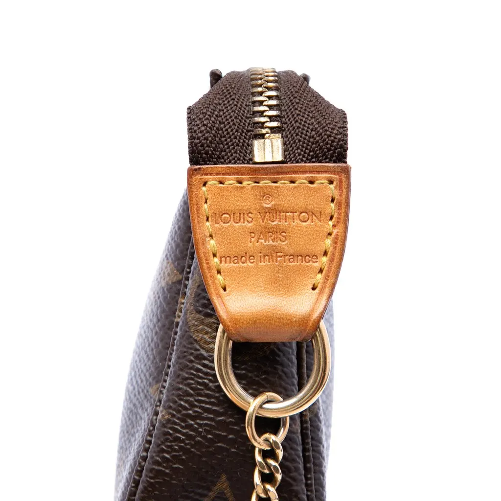 Louis Vuitton Monogram Mini Pochette Accessoires Brown Canvas Very good - Box View