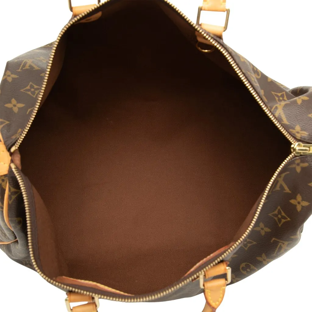 Louis Vuitton Monogram Speedy 40 Brown Canvas Good - Model View
