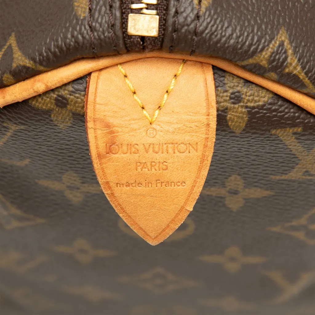 Louis Vuitton Monogram Speedy 40 Brown Canvas Good - Box View