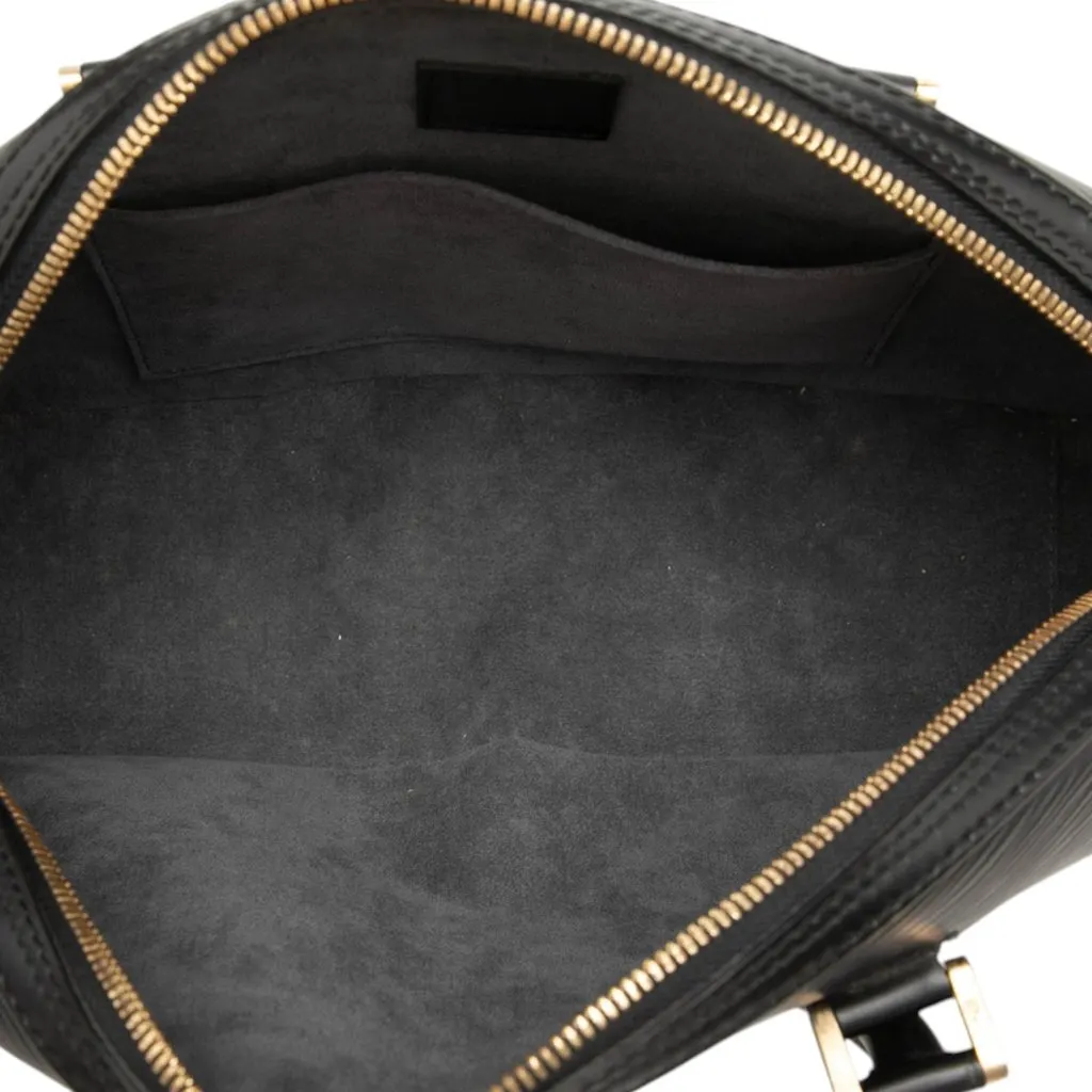 Louis Vuitton Epi Jasmine Black Leather Good - Model View