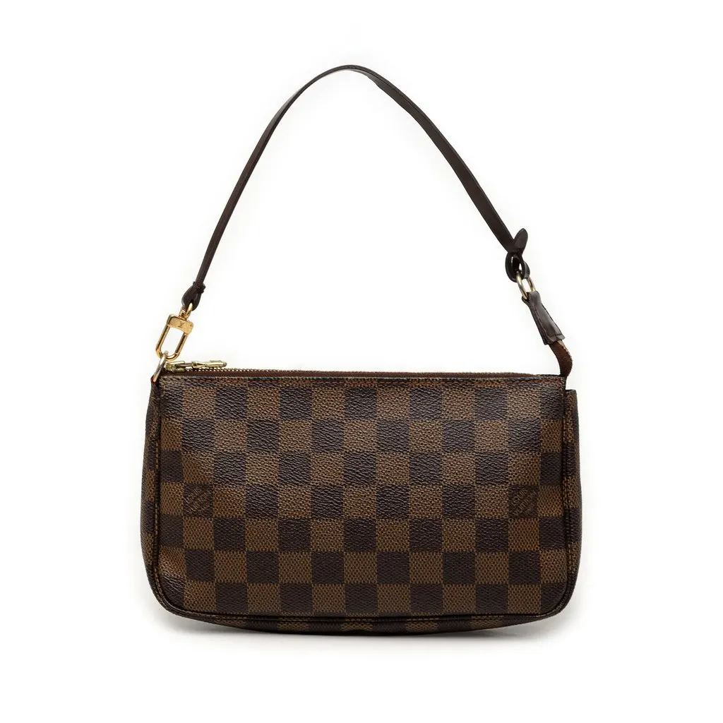 Louis Vuitton Damier Ebene Pochette Accessoires Brown Very good - Front View