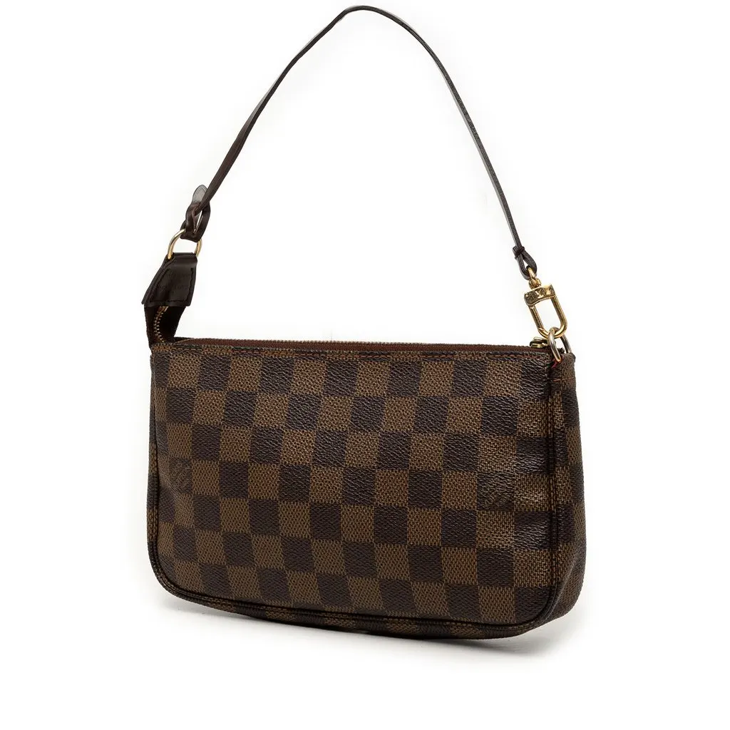 Louis Vuitton Damier Ebene Pochette Accessoires Brown Very good - Back View