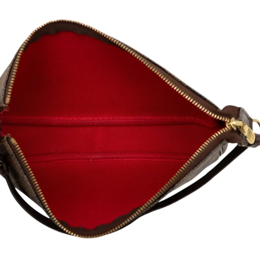 Louis Vuitton Damier Ebene Pochette Accessoires Brown Very good - Model View