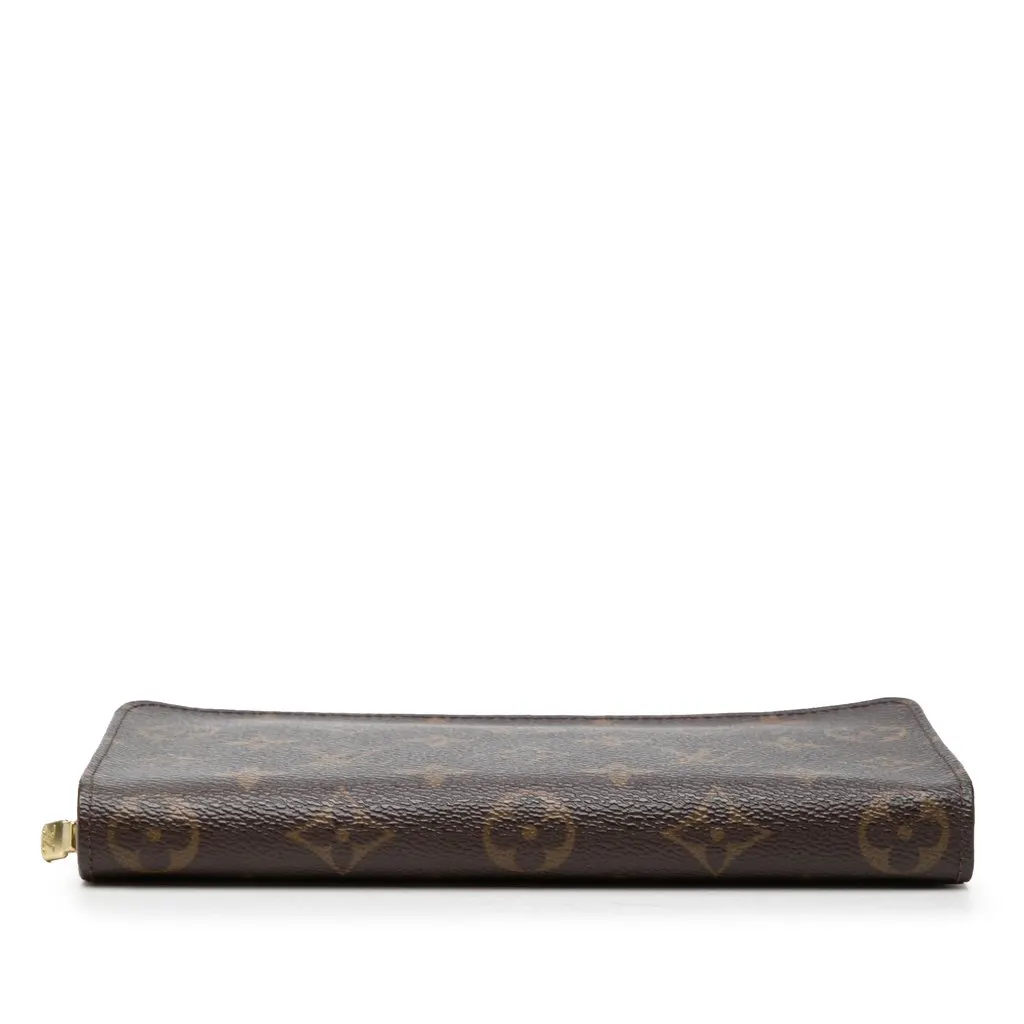 Louis Vuitton Monogram Porte Monnaie Zippy Long Wallet Brown Canvas Very good - Inside View