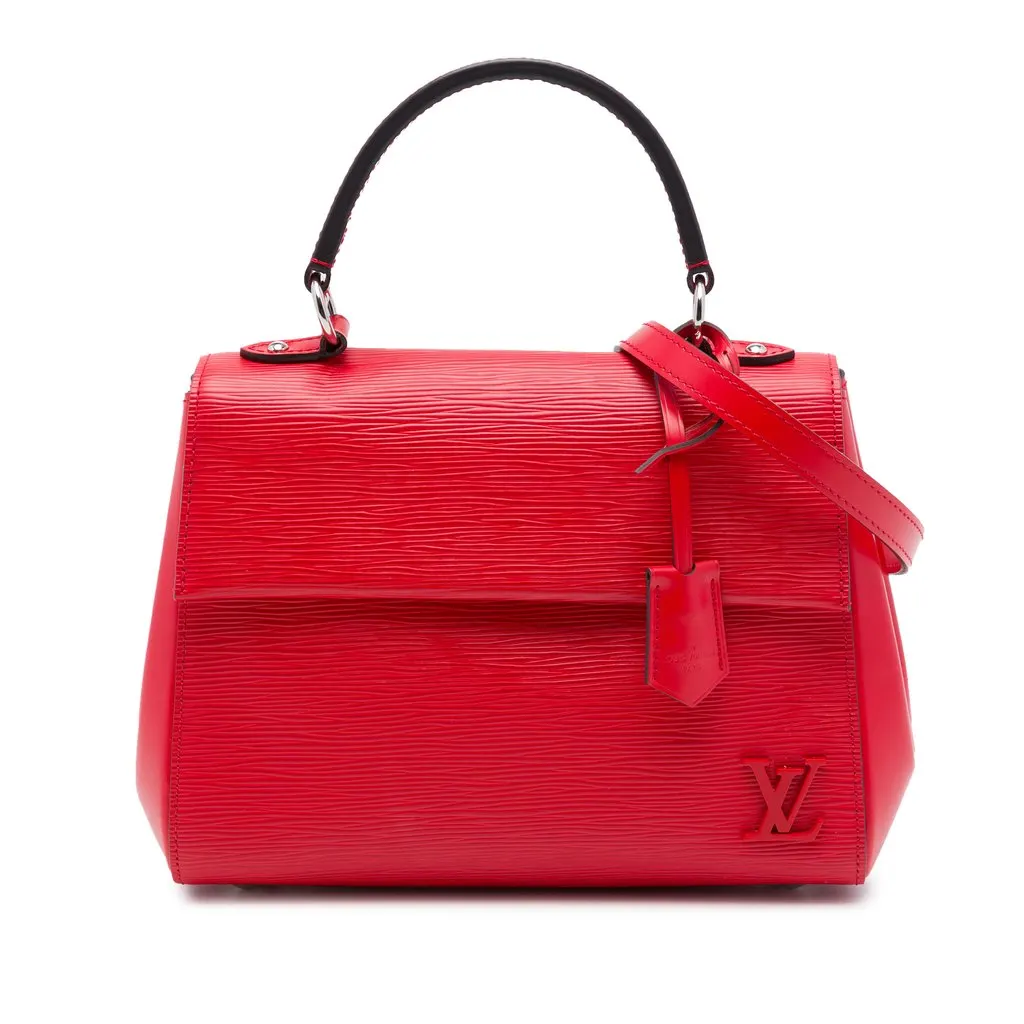 Louis Vuitton Epi Cluny BB Red Leather Very good - Front View