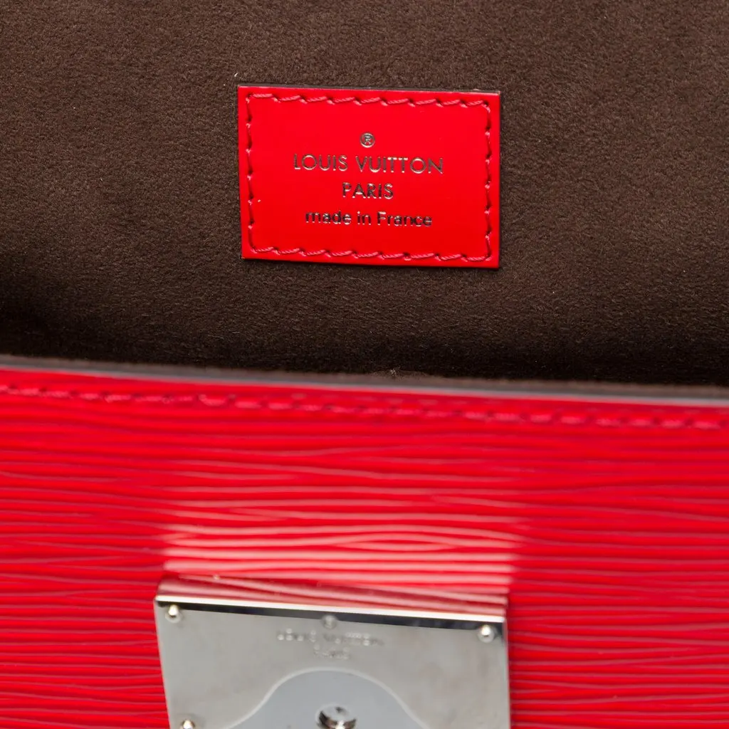 Louis Vuitton Epi Cluny BB Red Leather Very good - Box View