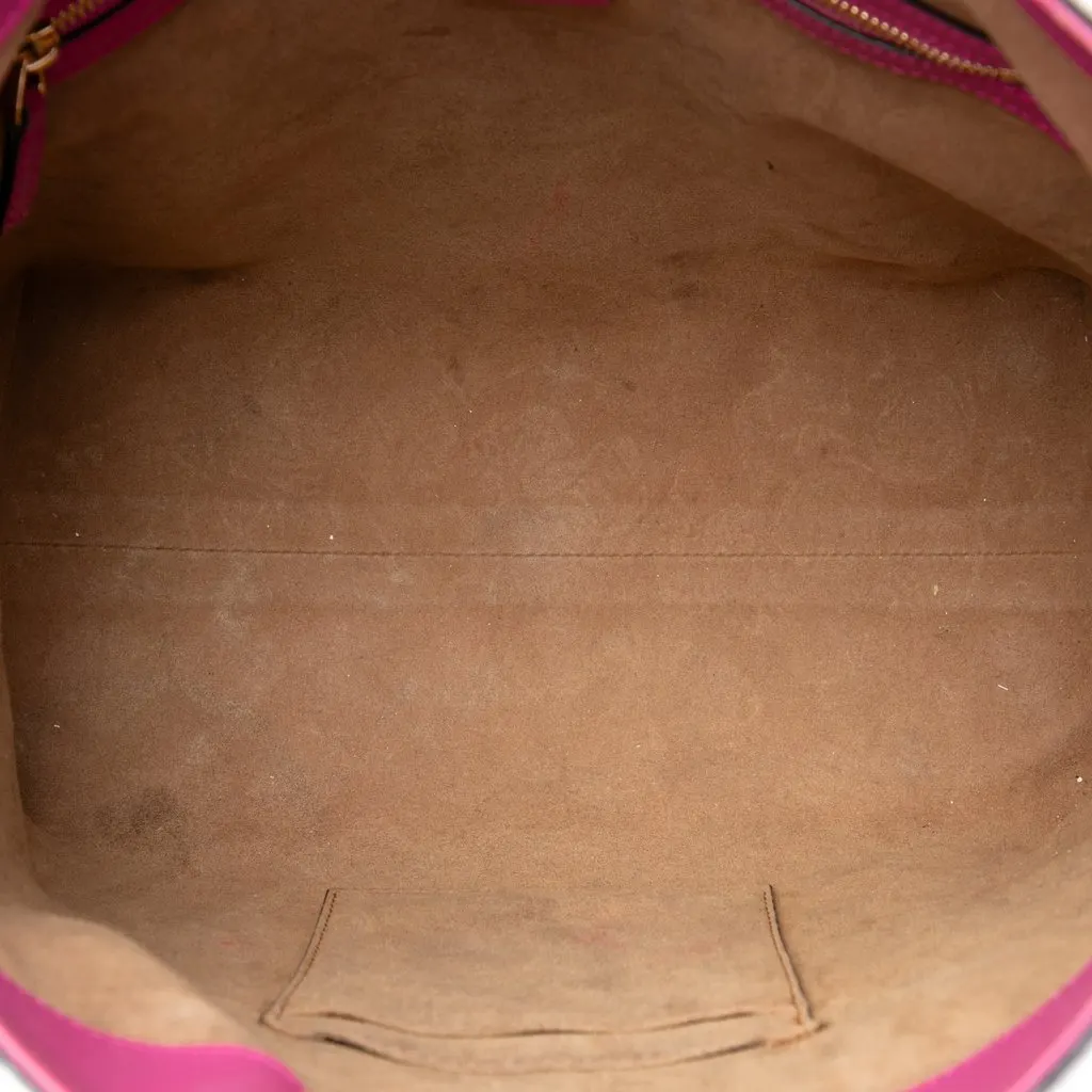Gucci GG Supreme Linea A Fold Over Tote Beige Very good - Model View