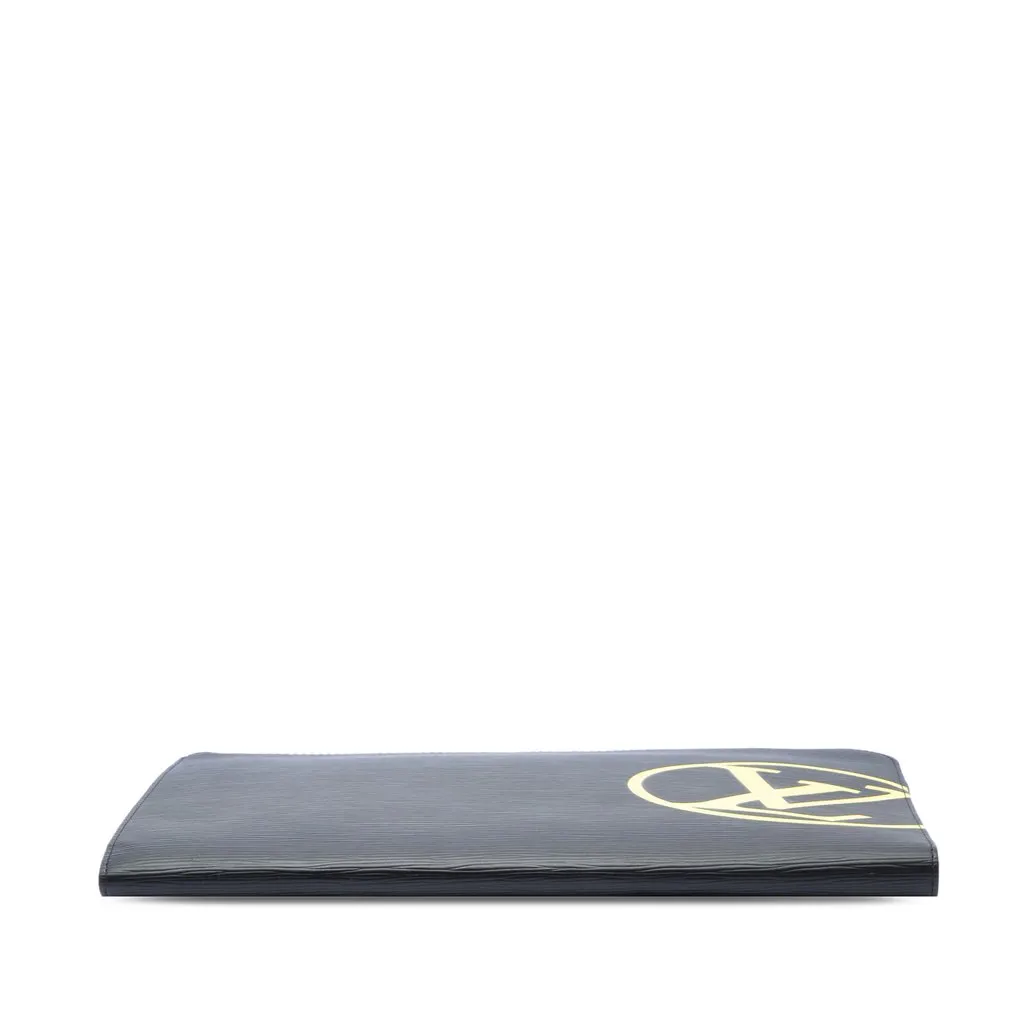 Louis Vuitton Epi Initials Circle Pochette Jour GM Black Leather Very good - Inside View