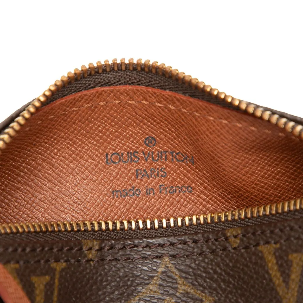 Louis Vuitton Monogram Papillon Pochette Brown Canvas Good - Box View