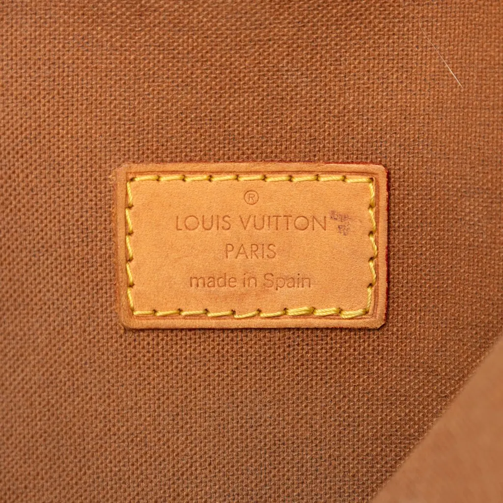 Louis Vuitton Monogram Pochette Gange Brown Canvas Very good - Box View