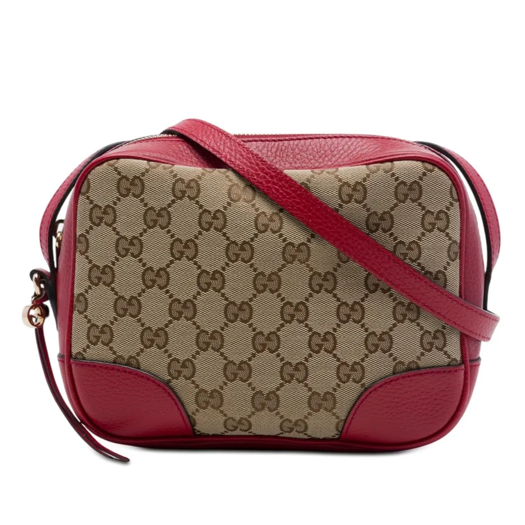 Gucci GG Canvas Bree Crossbody Beige Very good - Front View