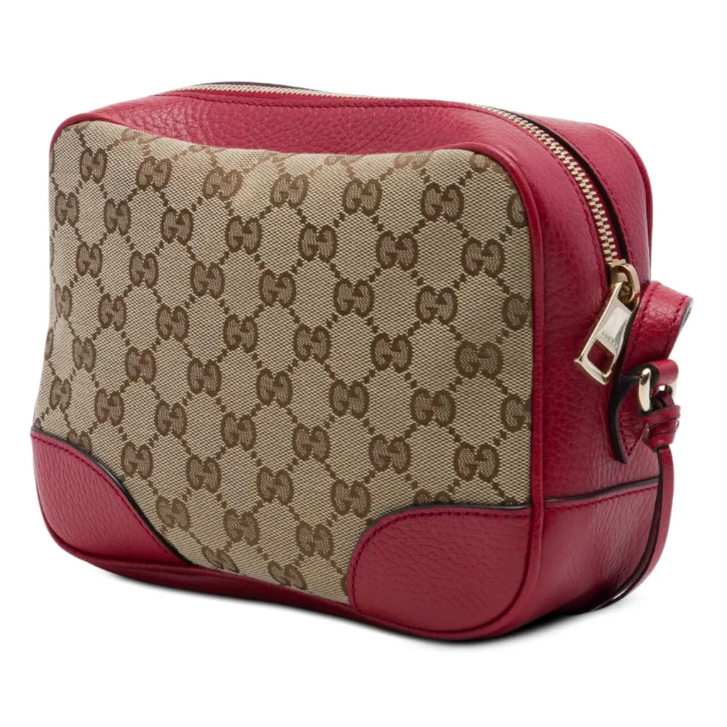 Gucci GG Canvas Bree Crossbody Beige Very good - Back View