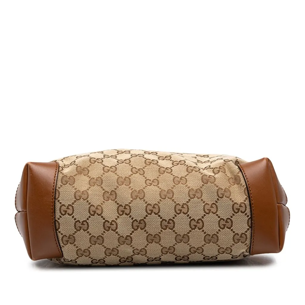 Gucci GG Canvas Web Crossbody Beige Canvas Very good - Inside View