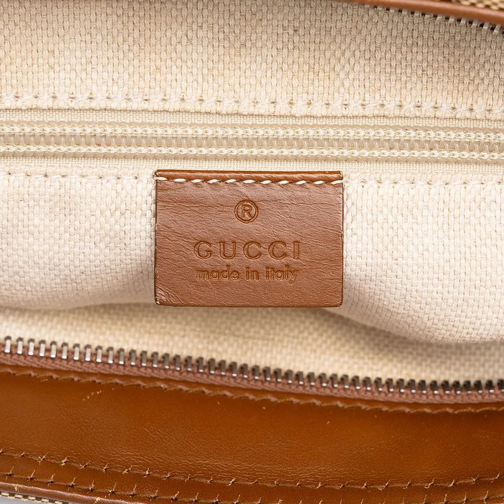 Gucci GG Canvas Web Crossbody Beige Canvas Very good - Box View