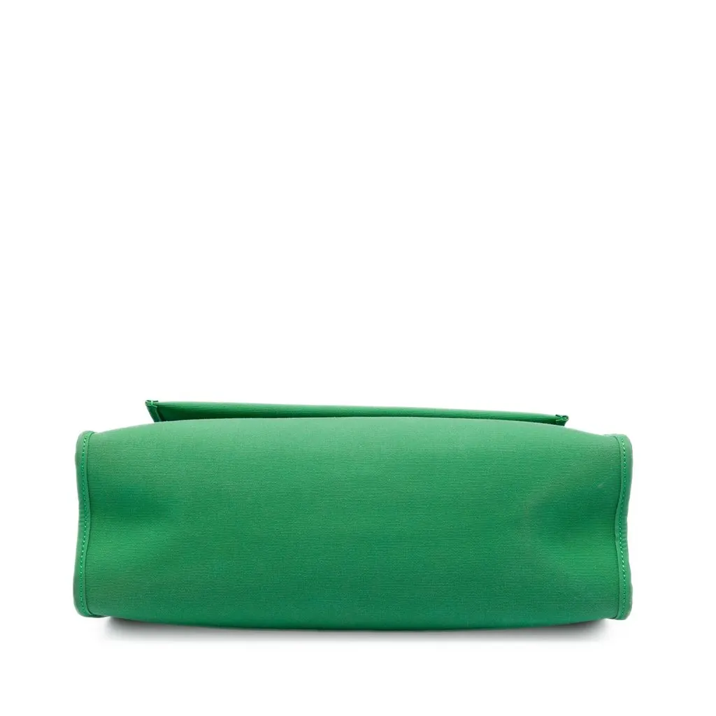 Hermès Toile Herbag Zip 31 Green Very good - Inside View