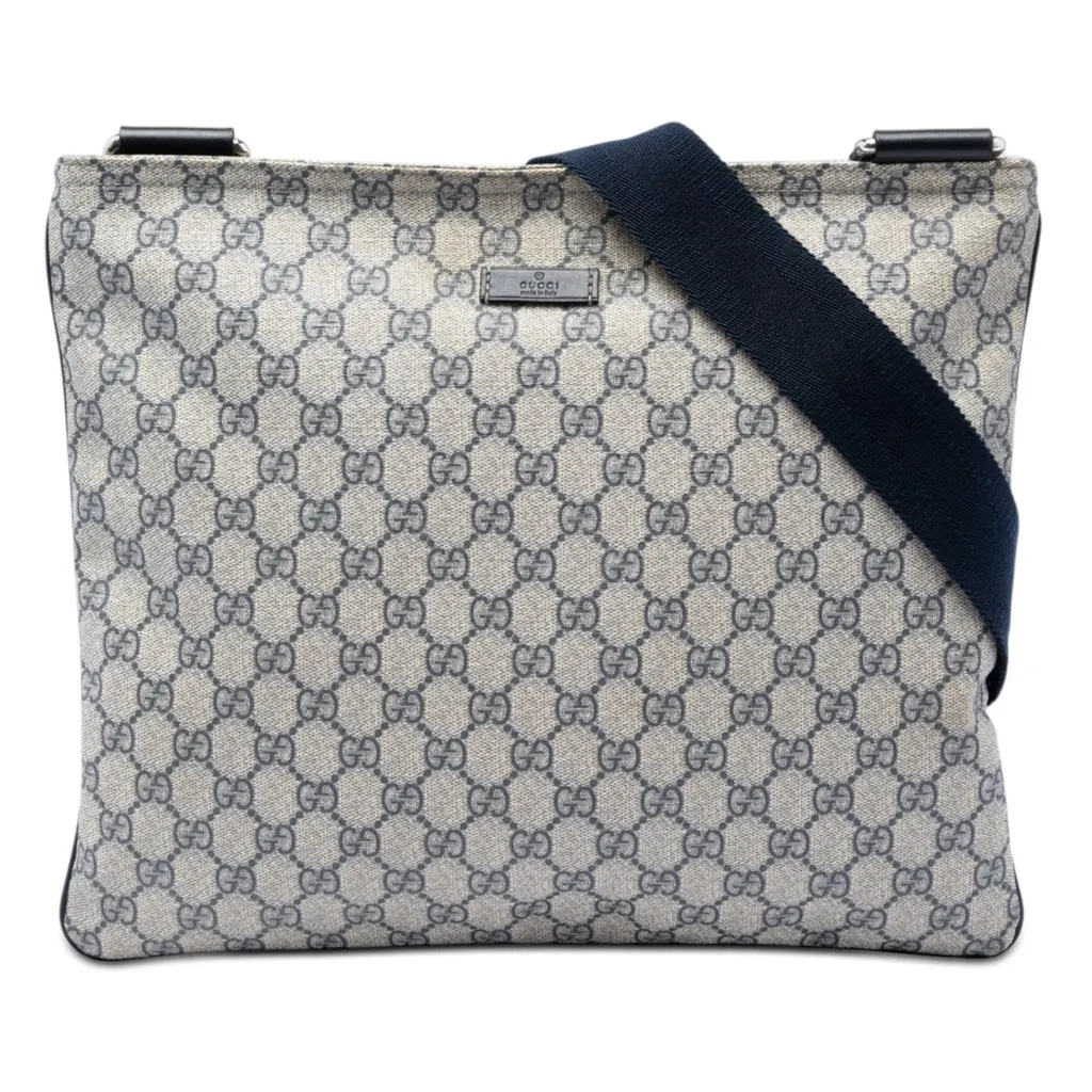 Gucci GG Supreme Crossbody Beige Very good - Front View