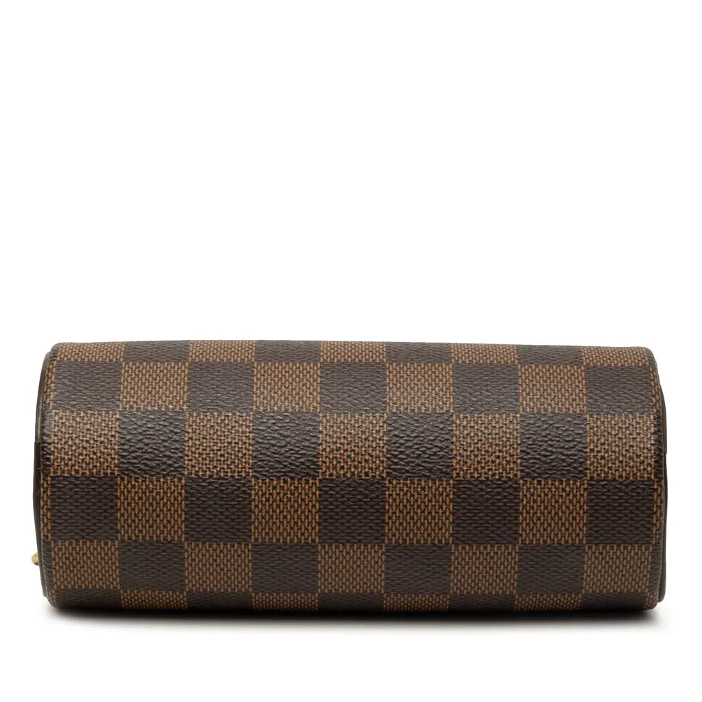Louis Vuitton Damier Ebene Papillon Pochette Brown Canvas Good - Inside View