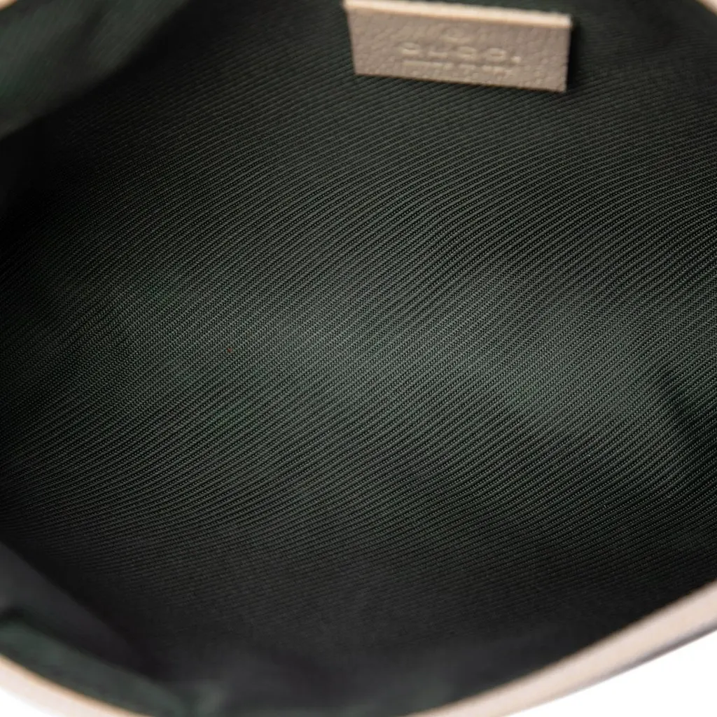 Gucci GG Canvas Abbey D Ring Pochette Beige Canvas Good - Model View