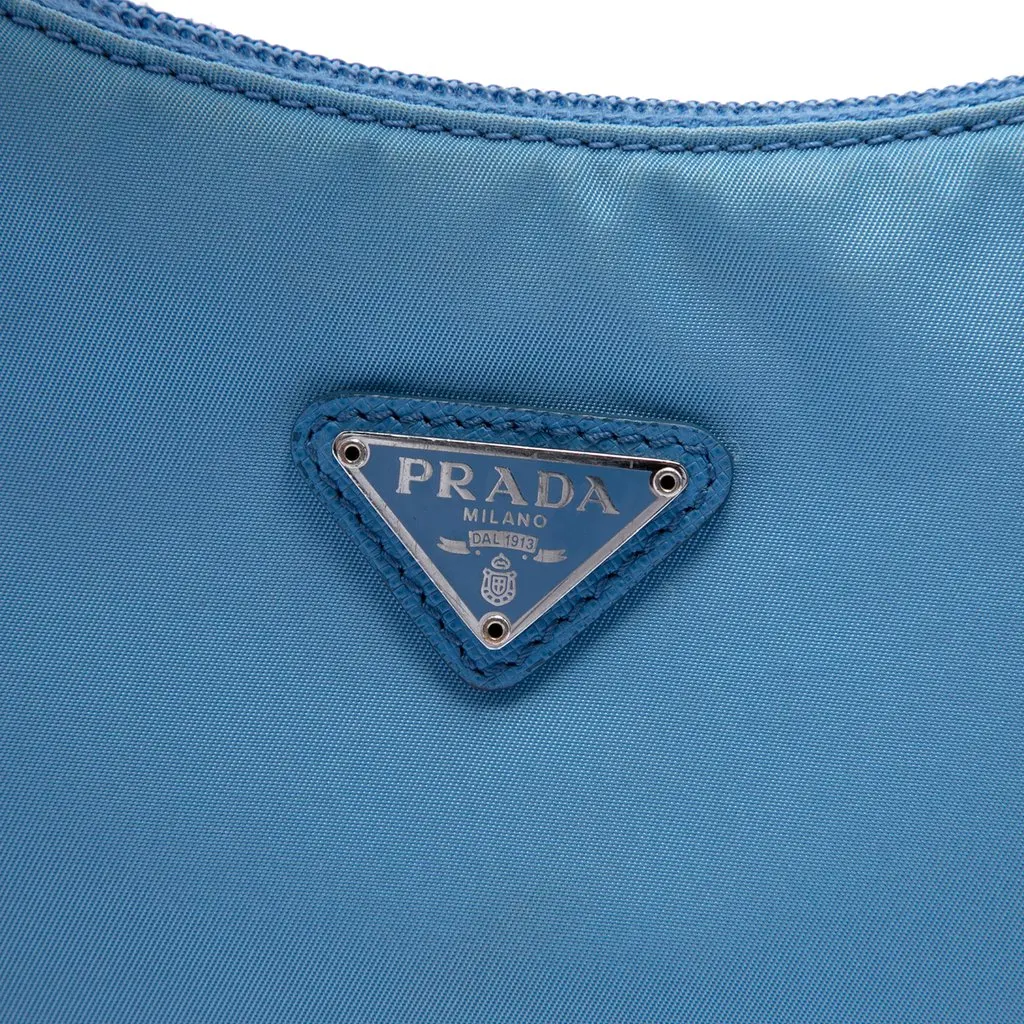 Prada Mini Tessuto Re Edition 2000 Shoulder Bag Blue Polyamide Very good - Box View
