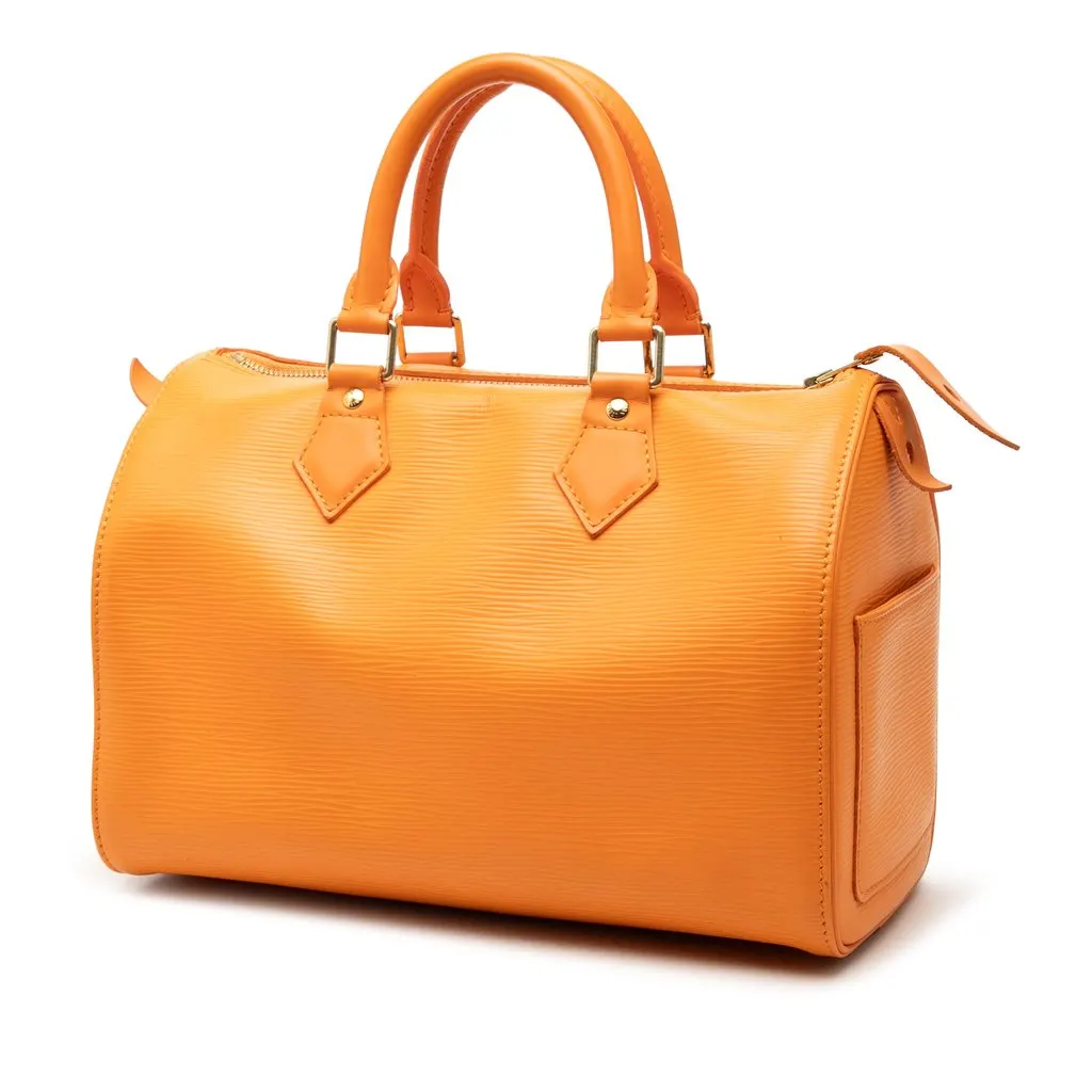 Louis Vuitton Epi Speedy 25 Orange Leather Very good - Back View