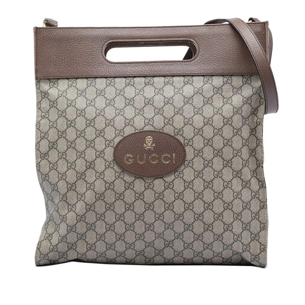 Gucci GG Supreme Neo Vintage Soft Tote Beige Very good - Front View