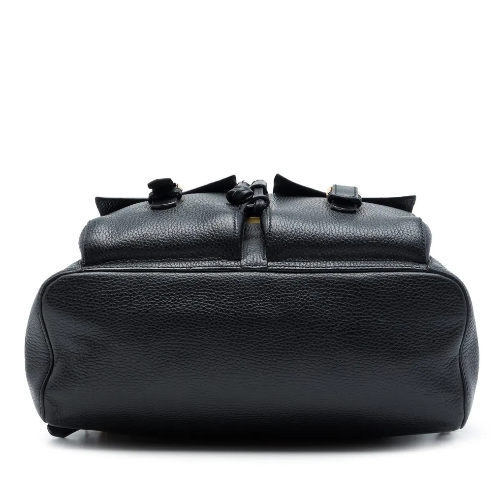 Gucci GG Marmont Calfskin Backpack Black Leather Very good - Inside View