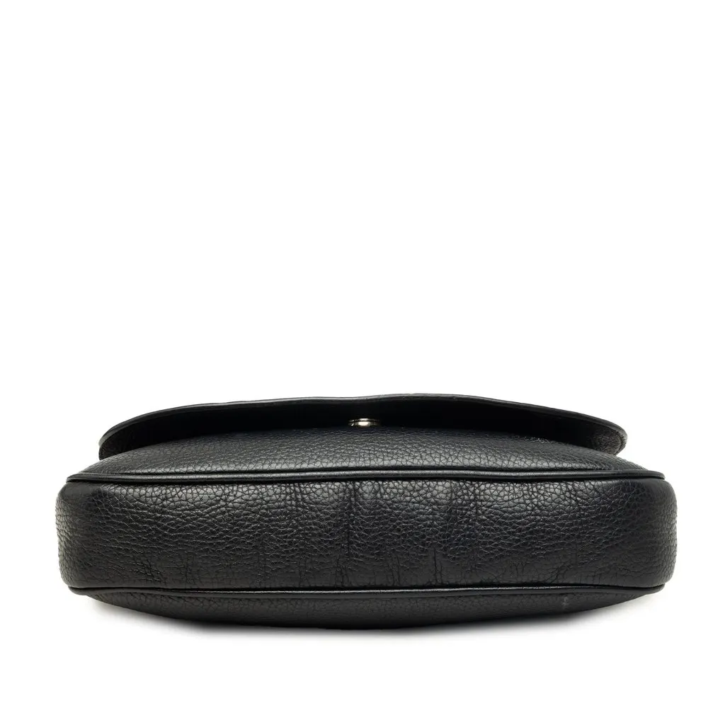 Gucci Medium Calfskin Soho Chain Flap Crossbody Black Leather Very good - Inside View