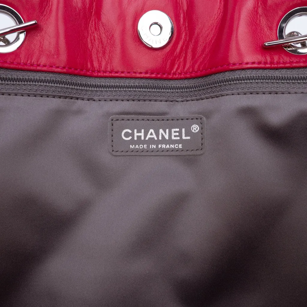 Chanel Quilted Tweed PVC Funny Tote Pink Plastic Good - Box View