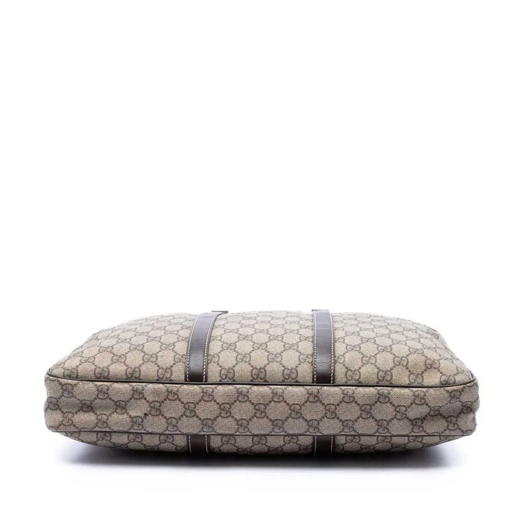 Gucci GG Supreme Business Bag Beige Canvas Good - Inside View