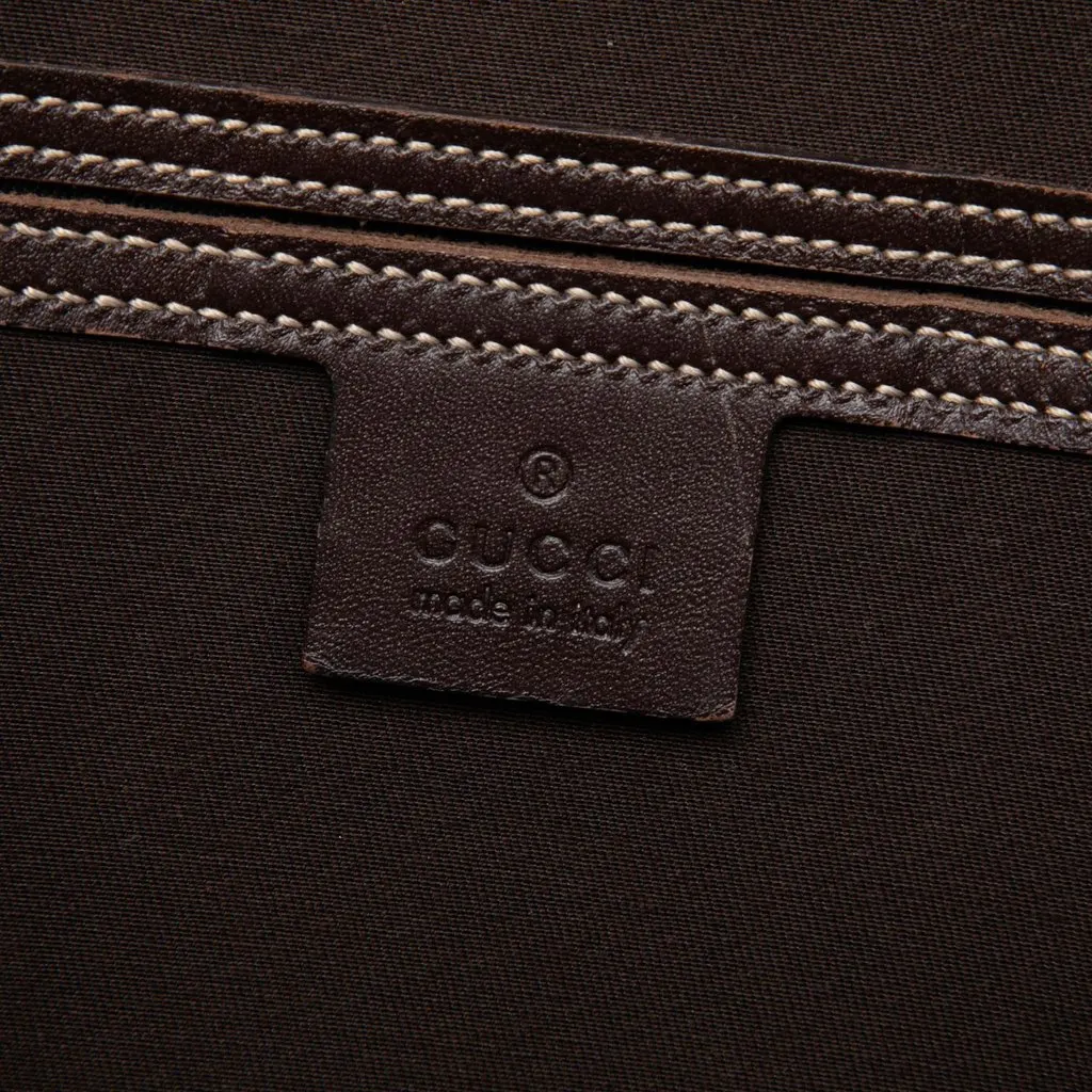 Gucci GG Supreme Business Bag Beige Canvas Good - Box View