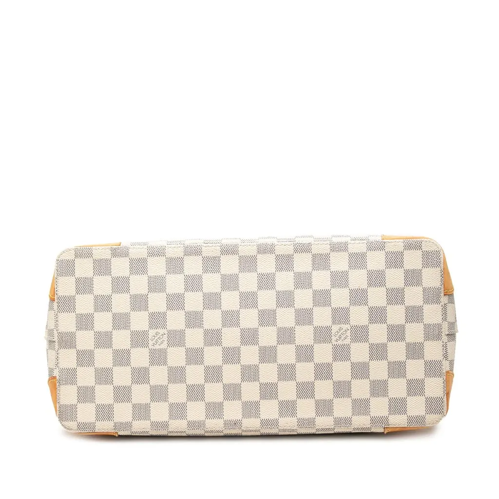 Louis Vuitton Damier Azur Hampstead MM White Very good - Inside View