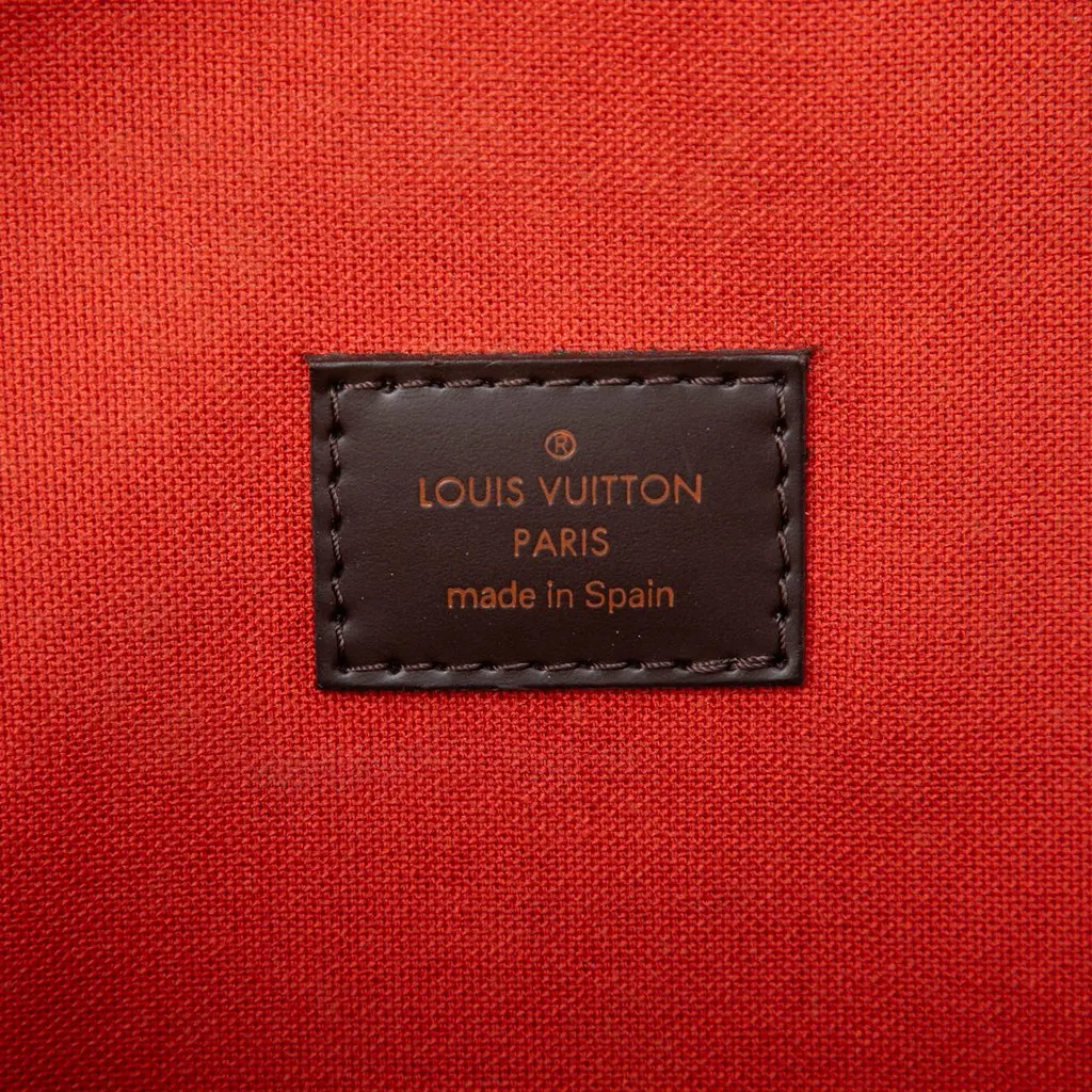Louis Vuitton Damier Ebene Olav MM Brown Very good - Box View