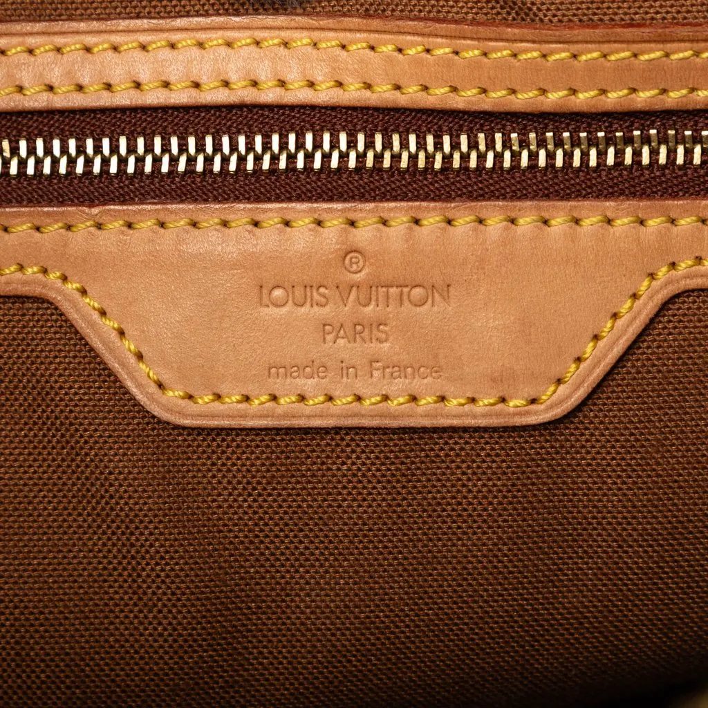 Louis Vuitton Monogram Cabas Mezzo Brown Canvas Good - Box View