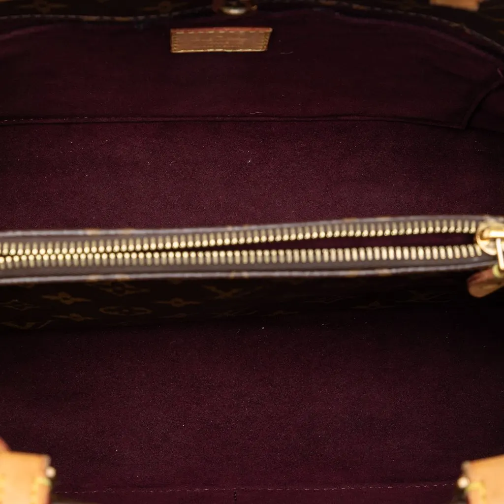 Louis Vuitton Monogram Montaigne MM Brown Very good - Model View
