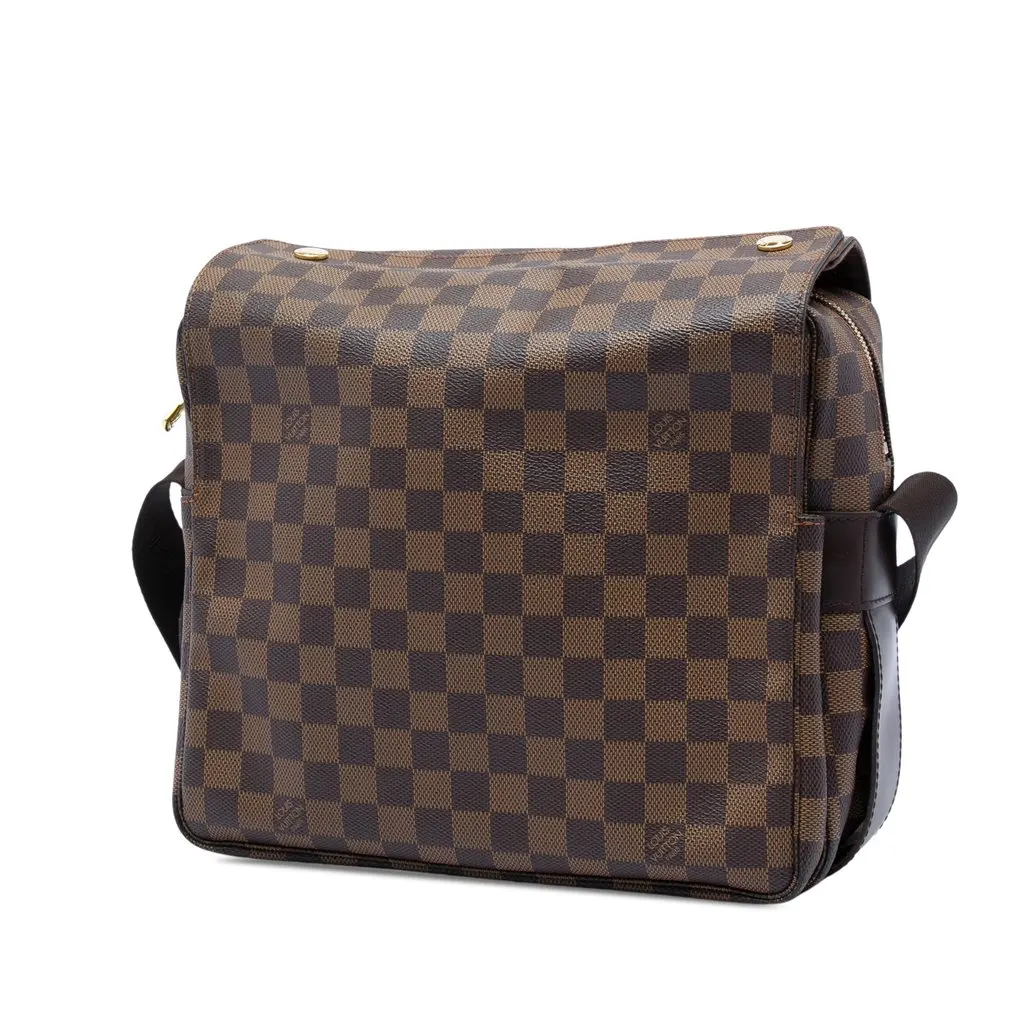 Louis Vuitton Damier Ebene Naviglio Brown Canvas Very good - Back View