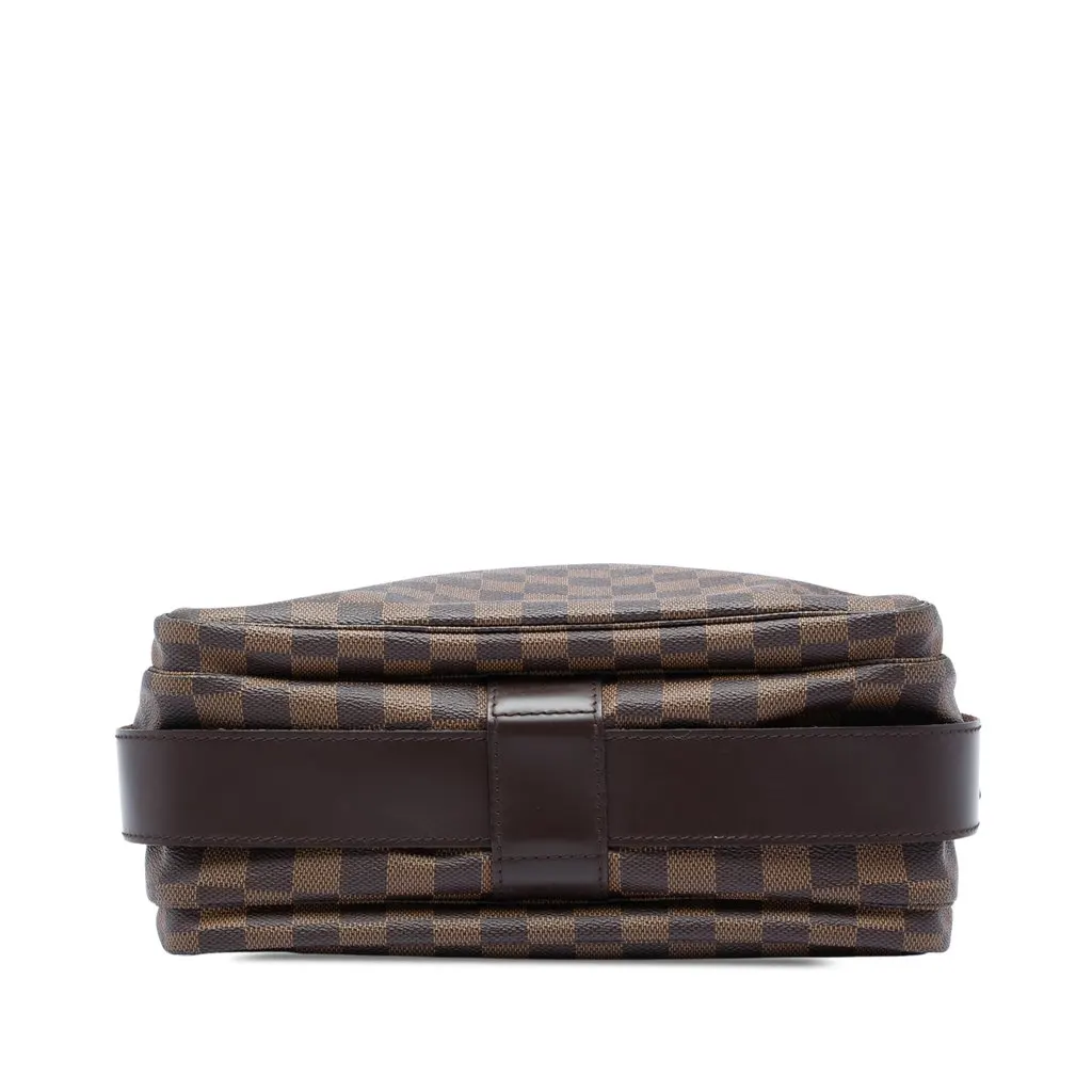 Louis Vuitton Damier Ebene Naviglio Brown Canvas Very good - Inside View