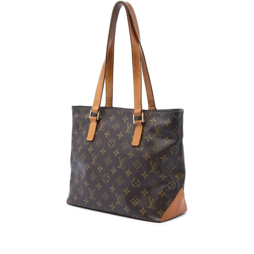 Louis Vuitton Monogram Cabas Piano Brown Canvas Very good - Back View