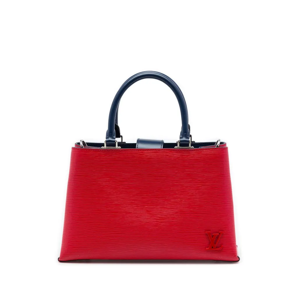 Louis Vuitton Epi Kleber PM Red Leather Very good - Front View