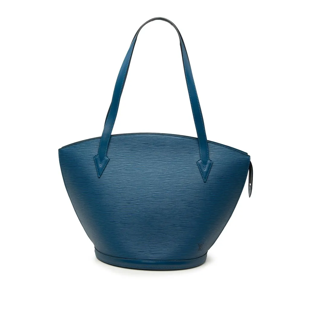 Louis Vuitton Epi Saint Jacques GM Long Strap Blue Leather Very good - Front View