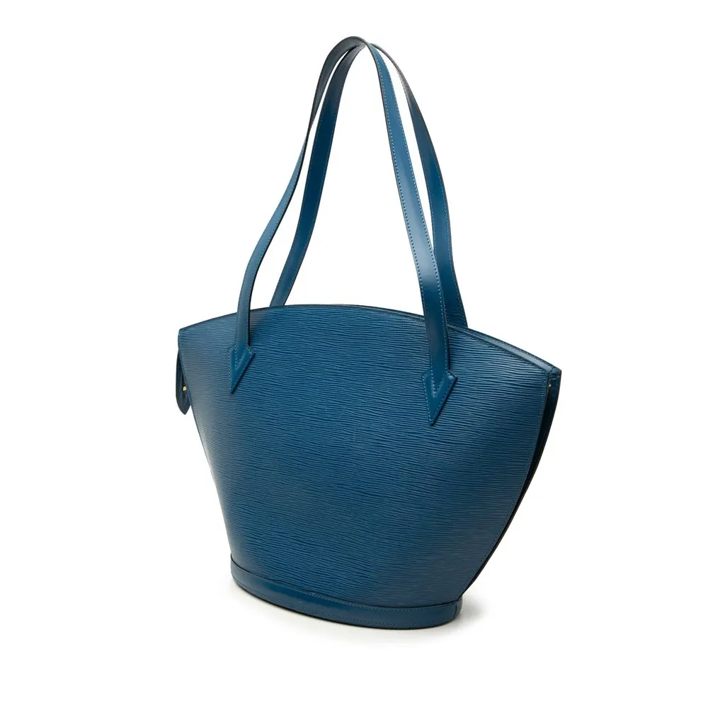 Louis Vuitton Epi Saint Jacques GM Long Strap Blue Leather Very good - Back View