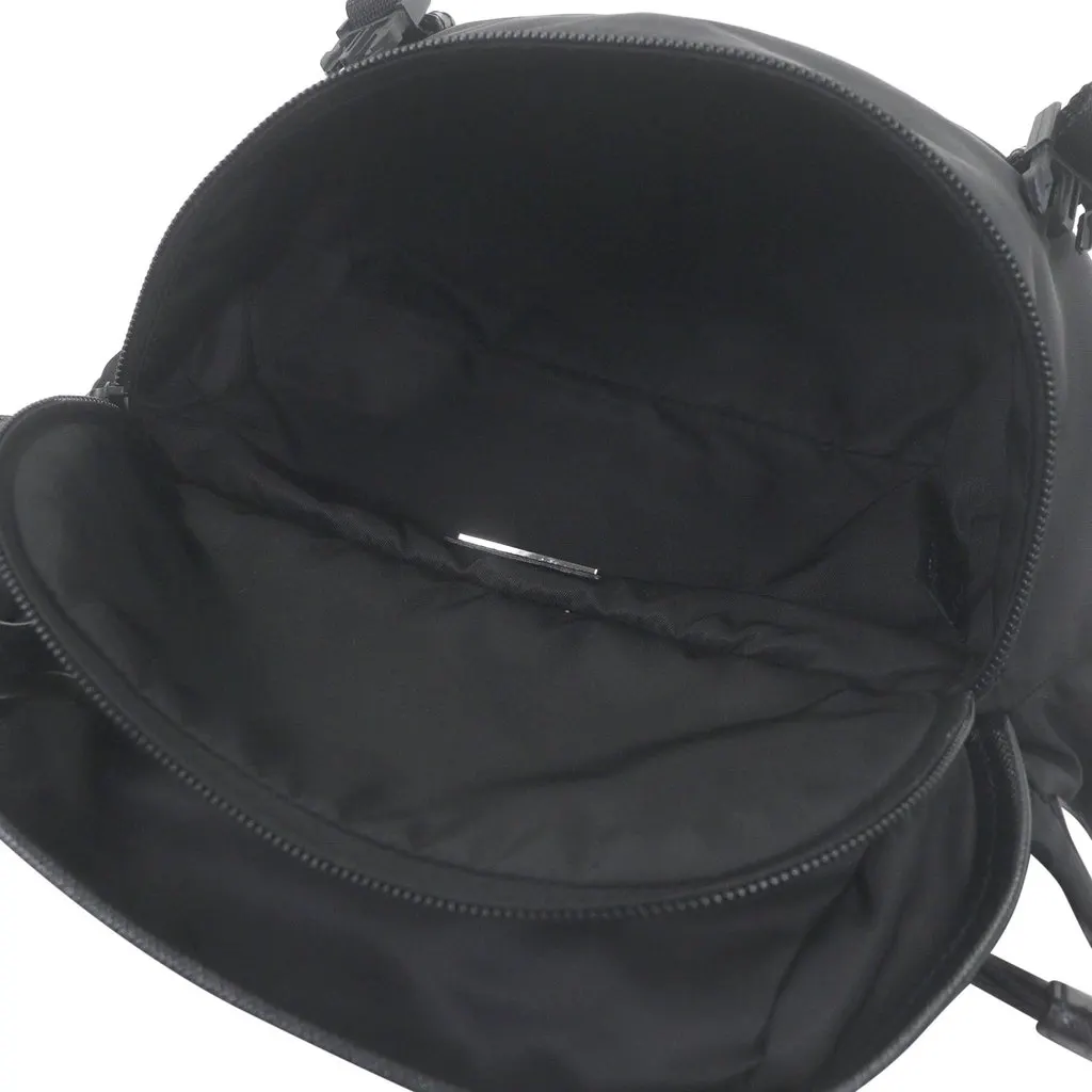 Prada Saffiano Trimmed Re Nylon Belt Bag Black Very good - Inside View